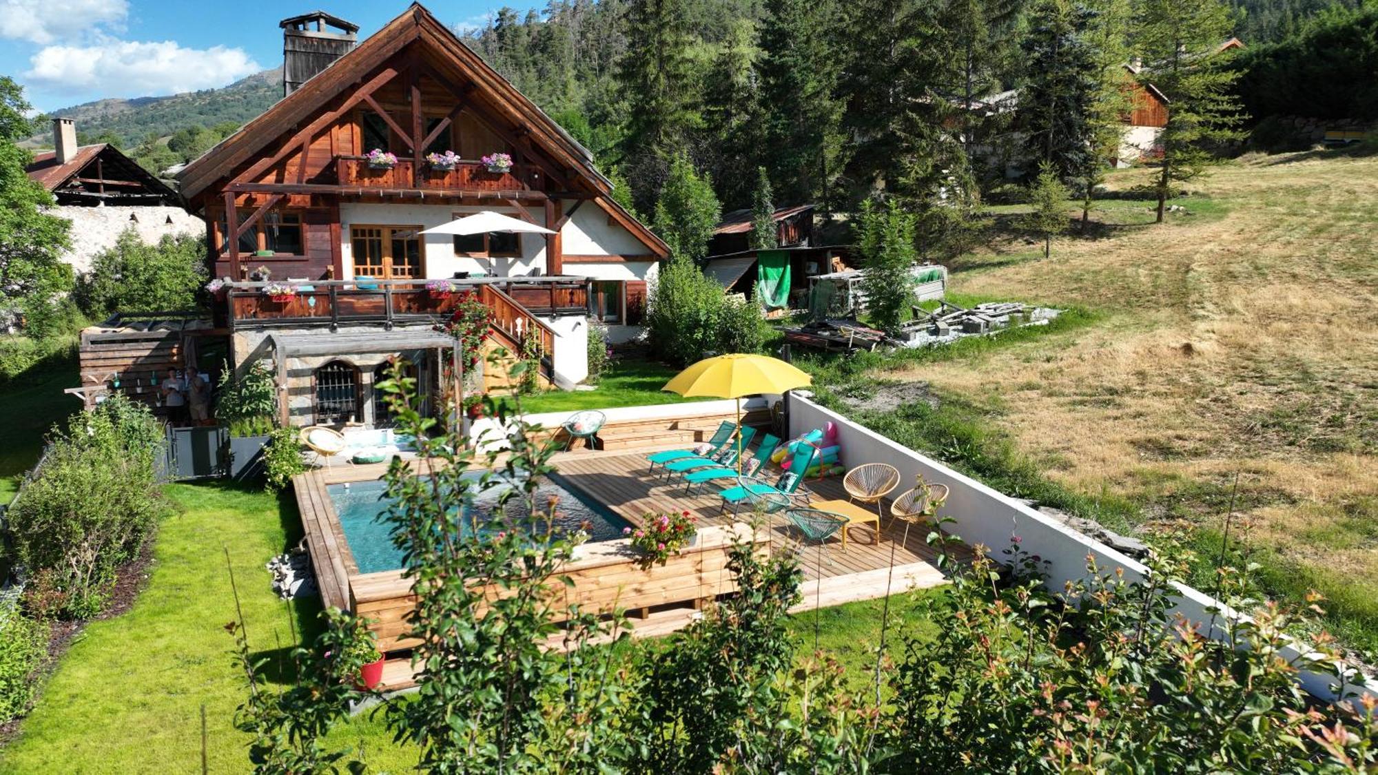 Chalet Serre Cambeou Piscine&Spa サン・シャフレ エクステリア 写真